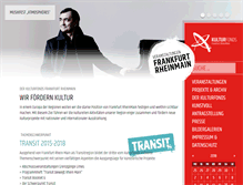 Tablet Screenshot of kulturfonds-frm.de
